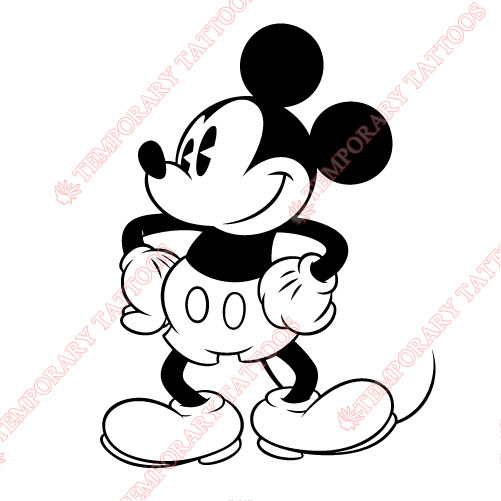 Mickey Mouse Customize Temporary Tattoos Stickers NO.829